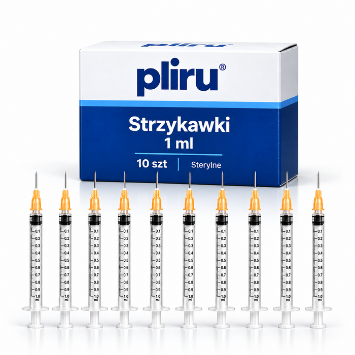 Strzykawki insulinowe 1 ml - 10szt